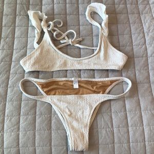 Made By Dawn white bikini
